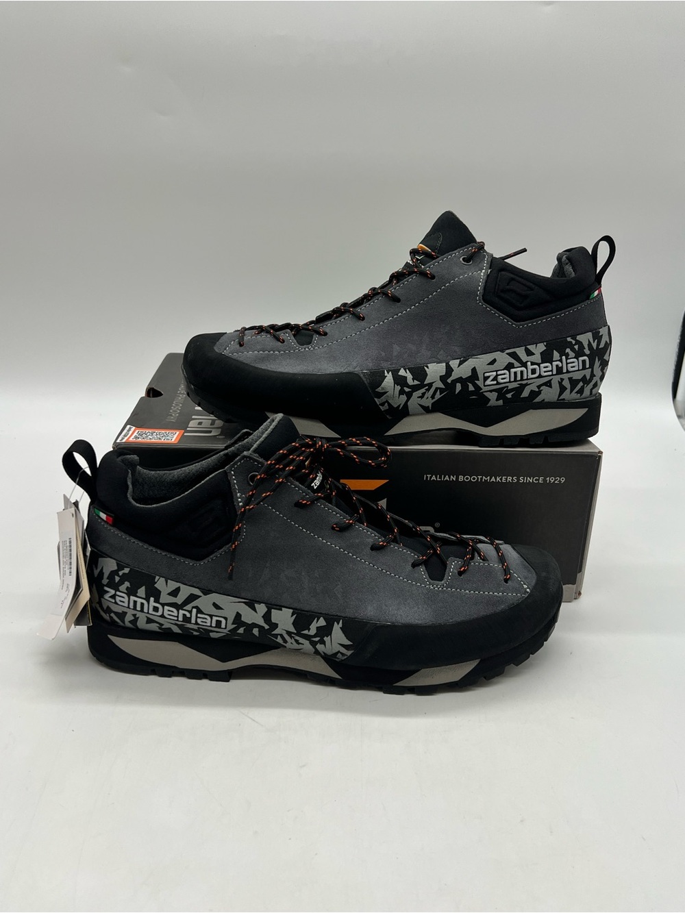 Zamberlan Salathe GTX RR Men Sz 11 Dark Grey Vibram Pepe Megagrip Hiking Shoes.